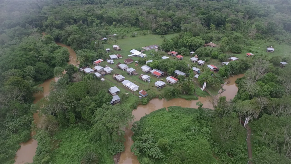 An aerial view of Aruza, Panama