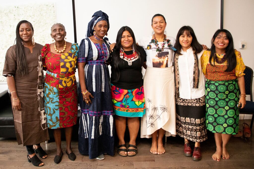 Women leaders of the Global Alliance of Territorial Communities. 