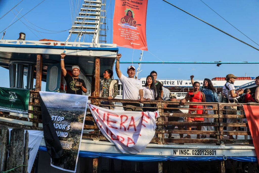 Amazon Flotilla: Indigenous Leaders and Allies Arrive at COP30 by River 1 IMG 20251110 211743 000
